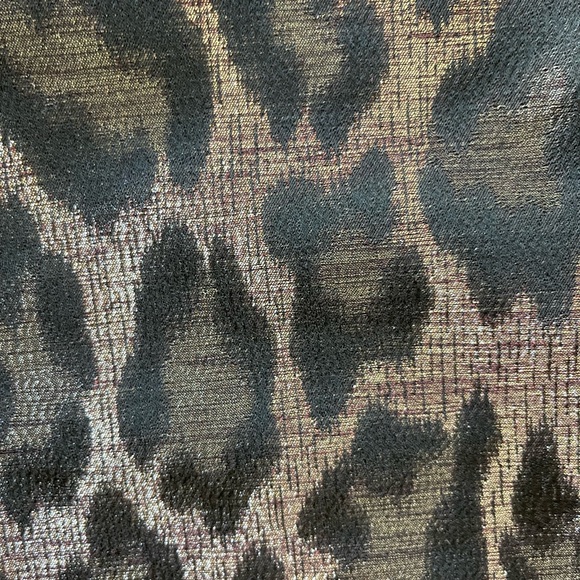 NWT Ann Taylor Bronze Metallic
Leopard Print Skirt Straight Day to
Night Size 4 - Picture 8 of 11